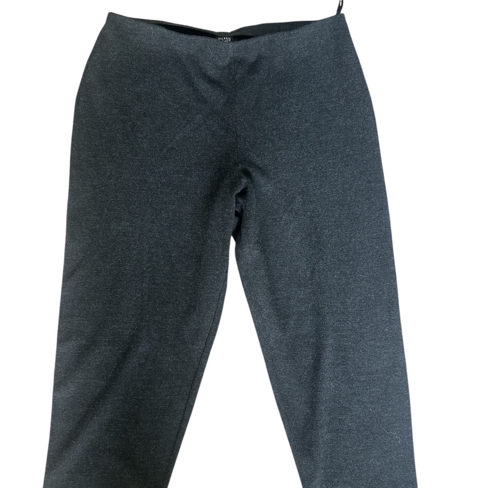 Eileen Fisher Pullon Pants Women's 2XL Gray Stretch‎ Elastic Italian Wool Blend